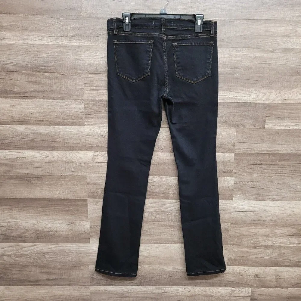 J Brand‎ Cigarette Mid Rise 814 Jeans Black Wsh Womens Size 29 Denim Straight